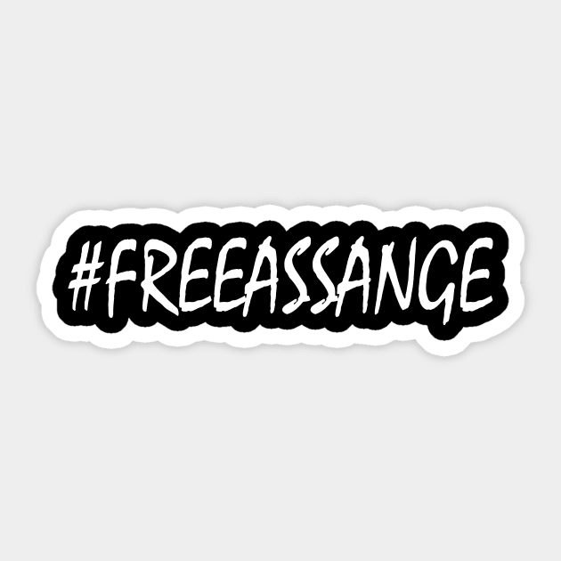 FREE ASSANGE Sticker by Milaino